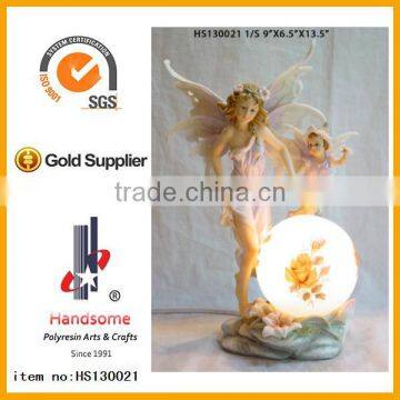 Girl Gnome Resin Fairy Figurines Wholesale