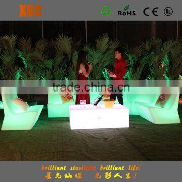 Glowing Led Cocktail Table beautiful LED color changing illuminated table