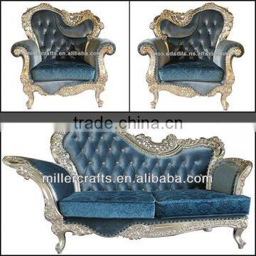 MS-1410-02 Antique Furniture Sofa Set With Cushion photo-2