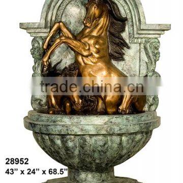 Home Decor Metal Craft Bronze Horse Head for Wall Decoration photo-2