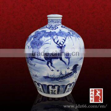 10 Litters Wholesale ceramic empty traditional chinese wine jar