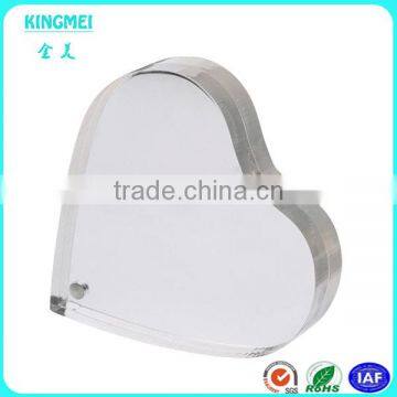 KM-CP77 Cheap New Products Heart Shape Magnetic Acrylic Lovely Photo Frame photo-3