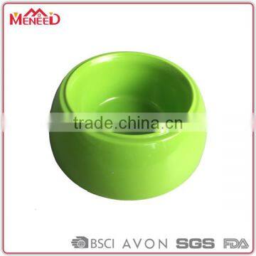 Fashion Design Pet Items Manufacturer Direct Supply Solid Color Melamine Travel Easy Washing Plastic Pets and Dogs Bowl photo-2