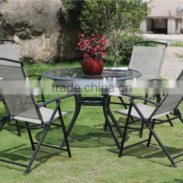 5pcs Folding Sling Garden Furniture