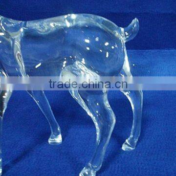 Hot Selling Acrylic Xmas Reindeer Figurines Decoration photo-3
