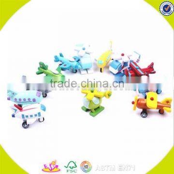Wholesale Hottest Kids Wood Toy Plane New Fashion Children Wood Model Plane Hot Sale Baby Wood Air Plane W04A153 photo-2