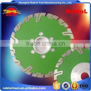 7" 180mm Aluminum Flange Diamond Blade Turbo Deep Tooth Triangle Grinding Wheel Stone Tile Saw Blade Cutting Marble Abrasive photo-6