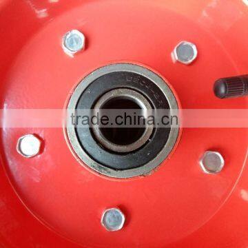 High Quality Rubber Wheel 4.00-6 With Carbon Steel Bearing photo-3