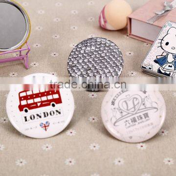 Hot Sale Fish Leather Mirror PU Mini Mirror photo-5