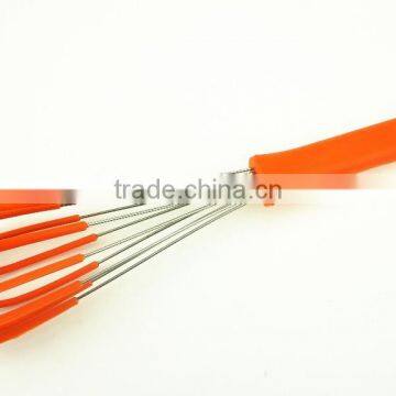 13030 Silicone Kitchenware Egg Whisk With Silicone Insert photo-4