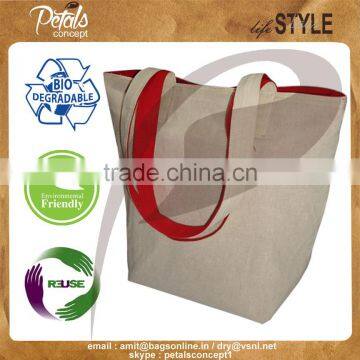 Reversible Bag Made From Natural Juco & Dyed Canvas - Nature Friendly Bag for Global Market photo-2