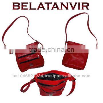 Women Bag Pure Cowhide Leather High Quality Red Color