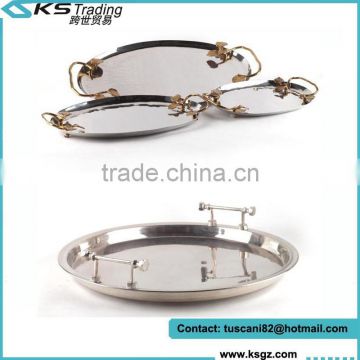 Art Style Stainless Steel Fruit Plate