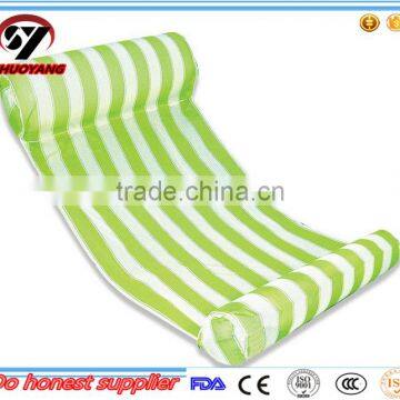 Logo Accept Wholesale Nylon Swimming Pool Floating Inflatable Water Hammock photo-2