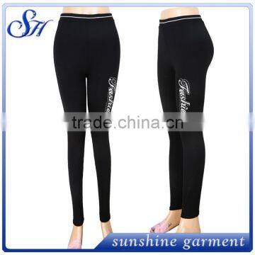 Sublimation Polyester Spandex Spot Drill Womens Leggings 2017 photo-5