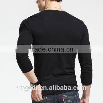 Branded Custom Men t Shirt Hot Sellingcustomized 100% Cotton Men's Long Sleeve t Shirt With Printing in Spring or Autumn Rang photo-2