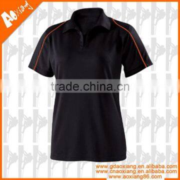 Customized 100% Polyester Dry Fit Polo Shirt For Women