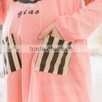 Zm31172a Maternity Nursing Dress Casual Women Pajamas Set photo-5