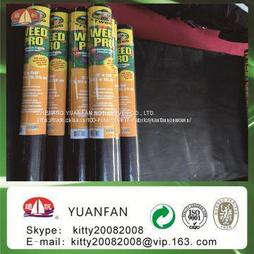 Black Landscape Fabric/weed Control Fabric/ground Mulch Film photo-3