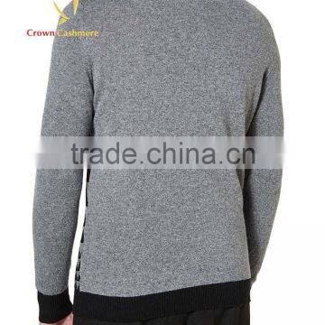 Intarsia Men's Blend Male Cashmere Sweater 2016 photo-2