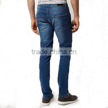 Latest Mens Blank Distressed Jeans Denim Jeans Trousers for Men