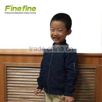 Hot Selling Europe Market 100% Polyester Kids Bomber Jacket Wholesale photo-3