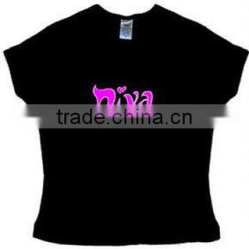 High quality custom led t-shirt for summer