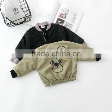 S17629A 2017 Children Clothing Kids Coat Boy's Casual Baseball Coat photo-4