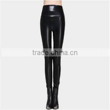 EY0054L Fashion Stylish Women Winter Thick PU Leather Leggings photo-2