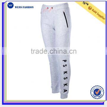 Wholesale Side Zip Pockets Fleece Womens Gym Jogger Pants