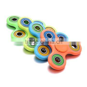 2017 new bearing plastic Peg-Top Toy hand Fidget Spinner