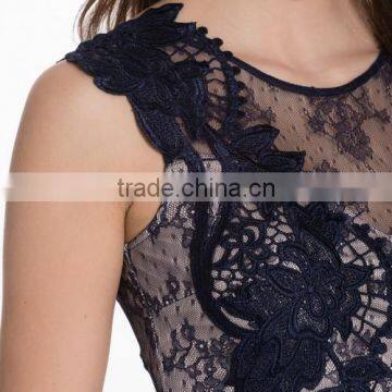 New Arrival With Hollow Lace Long Evening Dress photo-3