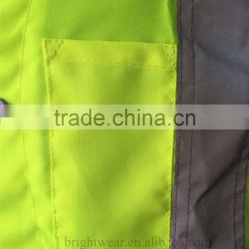hi Vis Yellow Canada Market Snaps Closure Reflecting Vest
