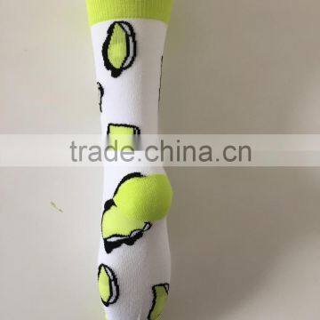 Amazon Hot Sale Young Girl Custom LOGO Crew Fashion Colored Women Dress Tube Cotton Socks photo-5