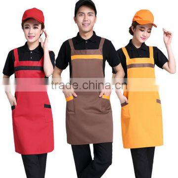 Korean version of fashion polyester - cotton apron custom advertising gifts promotional apron custom kitchen aprons customized l