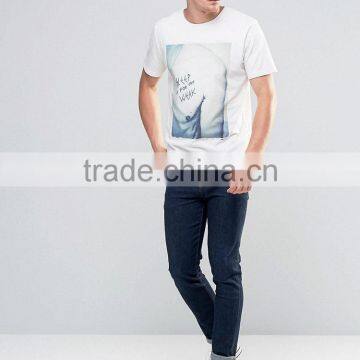 2017 Guangzhou Shandao Wholesaler 180g 95% Cotton 5% Polyester Summer Short Sleeve T Shirts Site photo-4