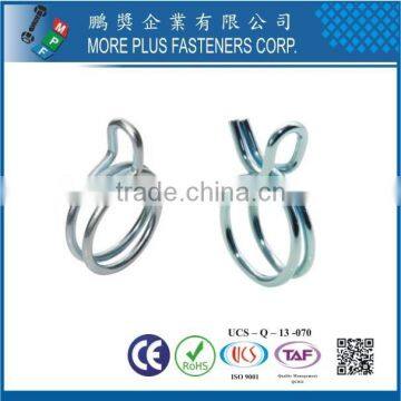 Made in Taiwan Stainless Steel DIY Hose Clamp Double Wire Spring Hose Clamp photo-5