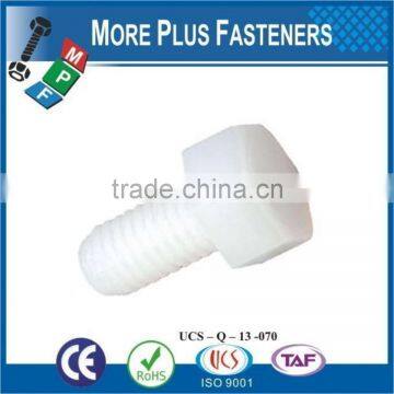 Made in Taiwan Plastic Nylon Hexagon Screw photo-3