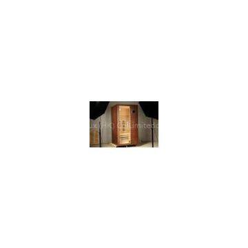 Health Benefit Far Infrared Sauna Room 1300W with Clear Tempered Glass For One Person