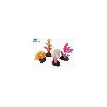 Custom Coral Aquarium Fish Tank Decorations / Aquarium Ornaments Colorful and Eco-friendly