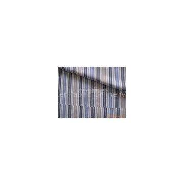 Soft Handfeel Cotton Yarn Dyed Fabric  Poplin Plain Weave Stripe Shirt Fabric