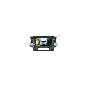 Dual Core Toyota Highlander Navigation System / 8 Inch Car DVD Player With GPS