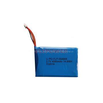 3.7V 4000mAh polymer Li-ion battery pack