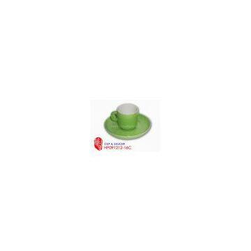 SINGLE COLOUR CUP WITH SAUCER photo-3