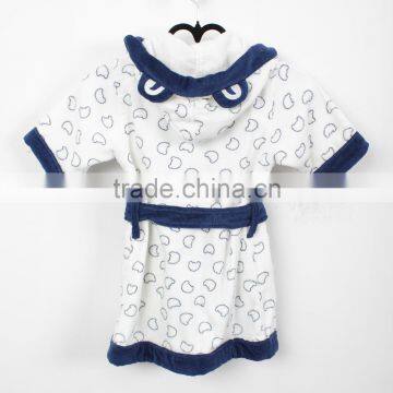 High Quality Cotton Towel Fabric Bath Gown for Baby photo-2