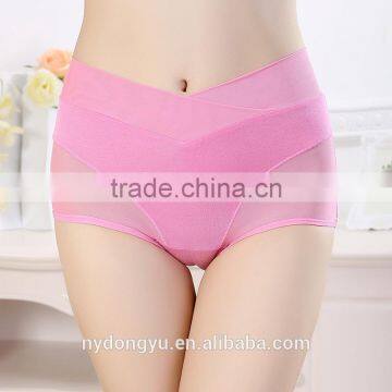 pink high bamboo fiber period briefs panties/zdm breathable 10 color period panties underwear