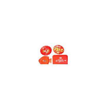 In mould label for plates