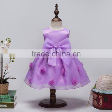 Summer Bowknot Princess Performance Skirt Discount Flower Girl Dress