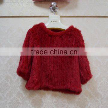 SJ497-08 Hot Red Hot Lady Fur Outwear Coat Luxury