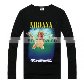 NIRVANA T-SHIRT,100% cotton t-shirt,branded t-shirt